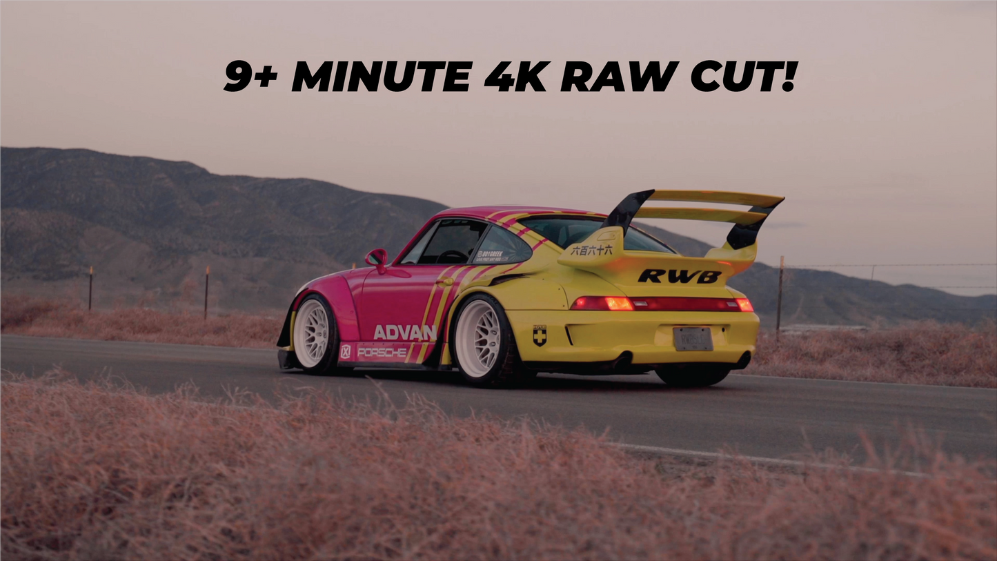 4K RAW CUT - PORSCHE RWB