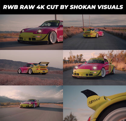 4K RAW CUT - PORSCHE RWB